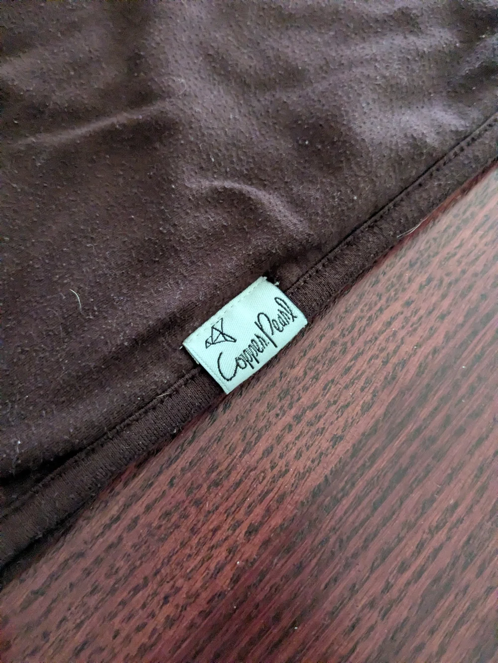 Copper Pearl Chocolate Zip Front  Sleep Sack 6-12 months